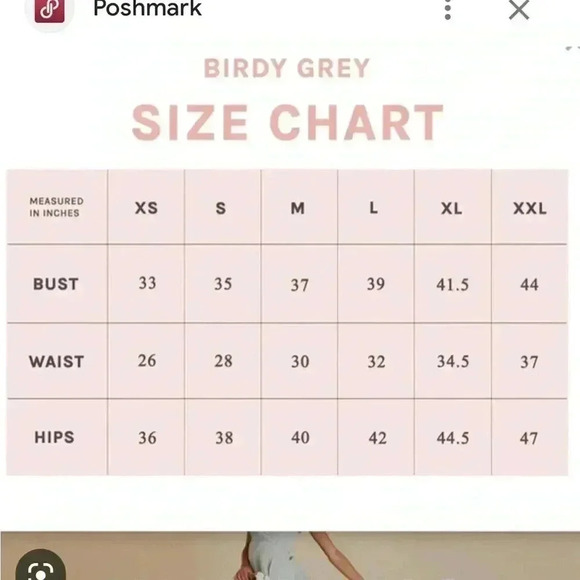 Birdy grey bridesmaid Ash Style dusty rose size medium - Picture 8 of 8